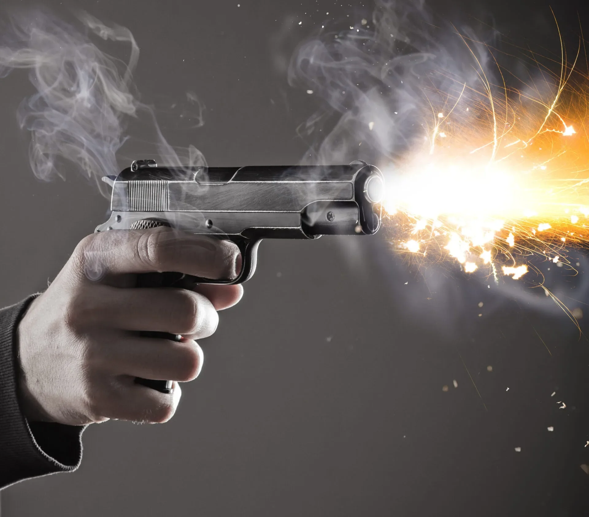 Man Gun Shot 123Rf