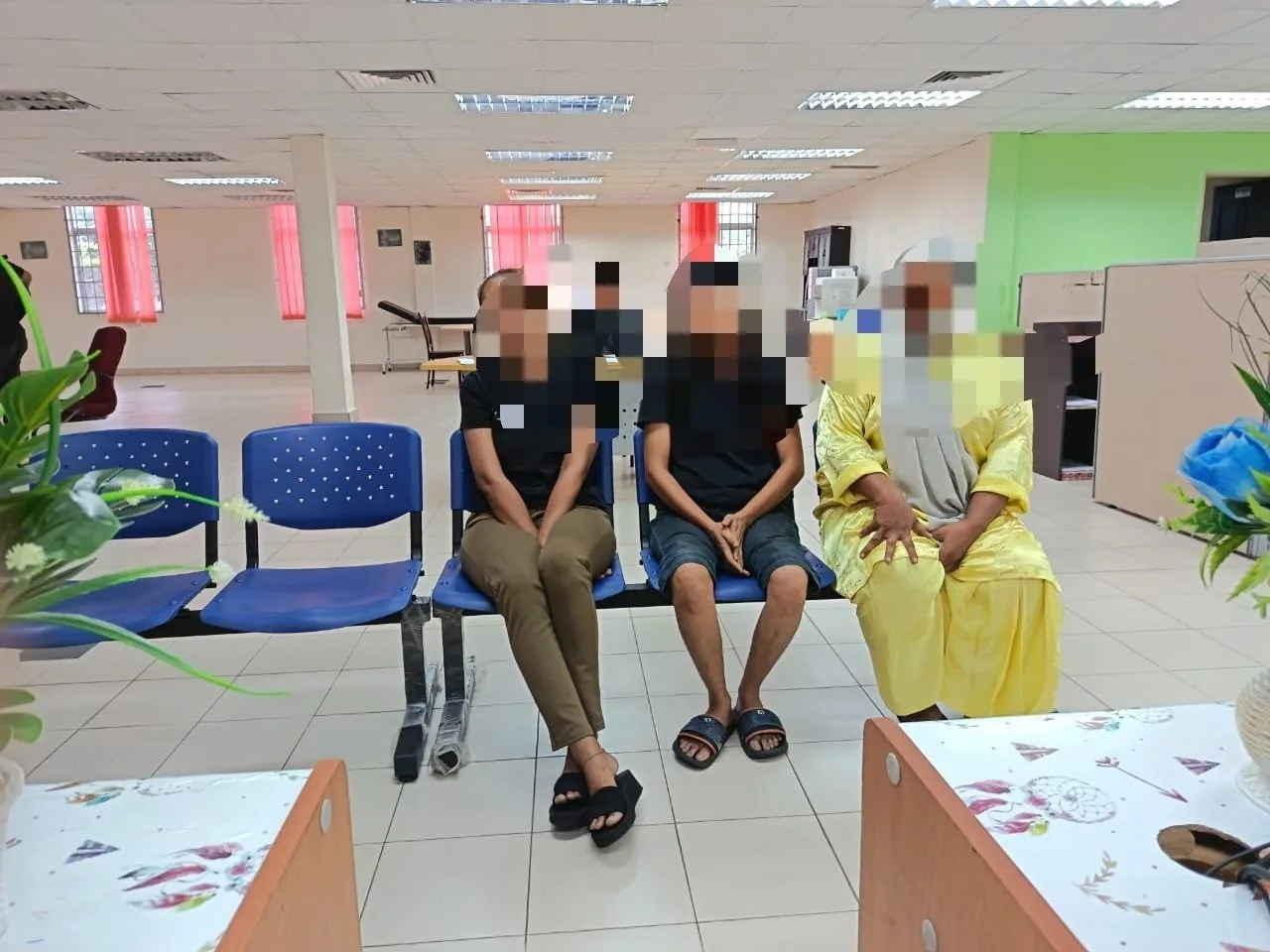 涉嫌吸毒者被Addk Kuala Muda逮捕检验 1