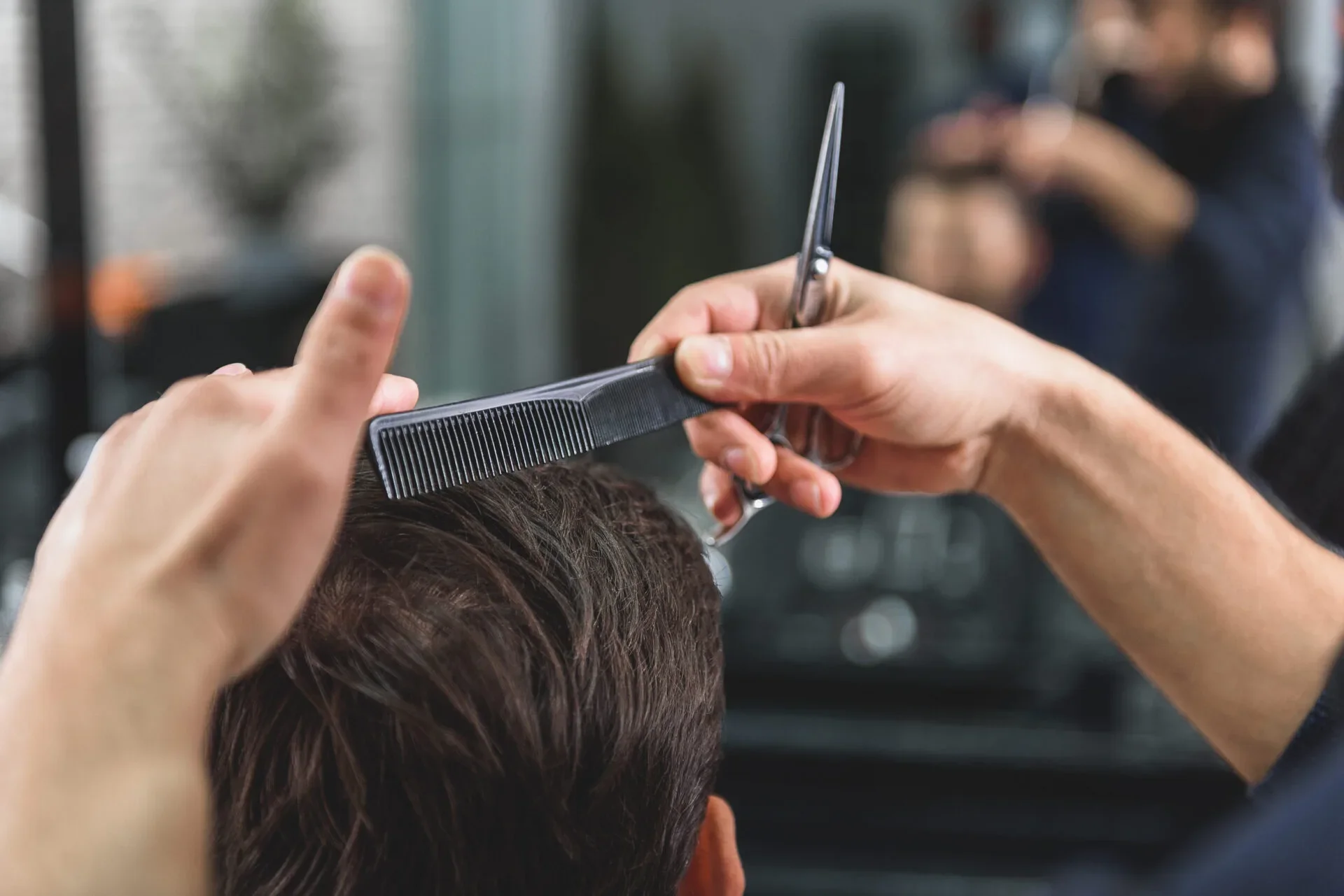Barber Man Cut Hair 123Rf