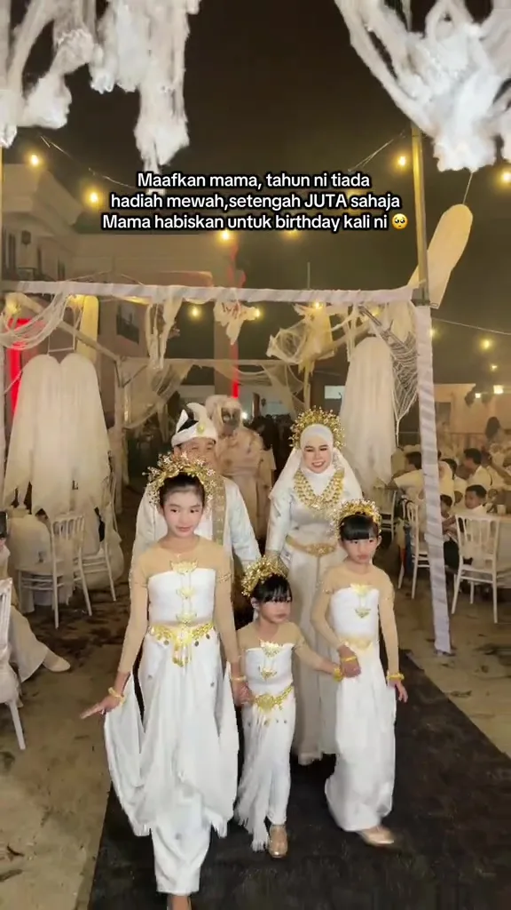 大马女企业家花Rm50万为女儿办生日会道歉 1