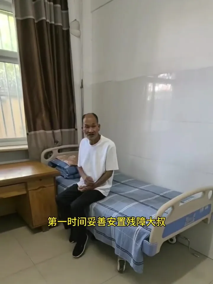 残疾人士每天做苦力20年没工资找到家人安置 1