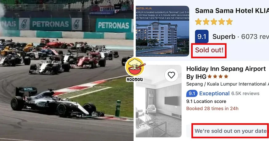 【一房难求！】F1才刚宣布重返大马Sepang，附近酒店已经Sold Out！