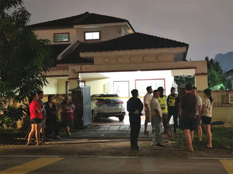 3母女被发现倒卧怡保家中警察到现场