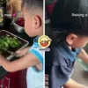 5 Yo Cook House Chores Ft