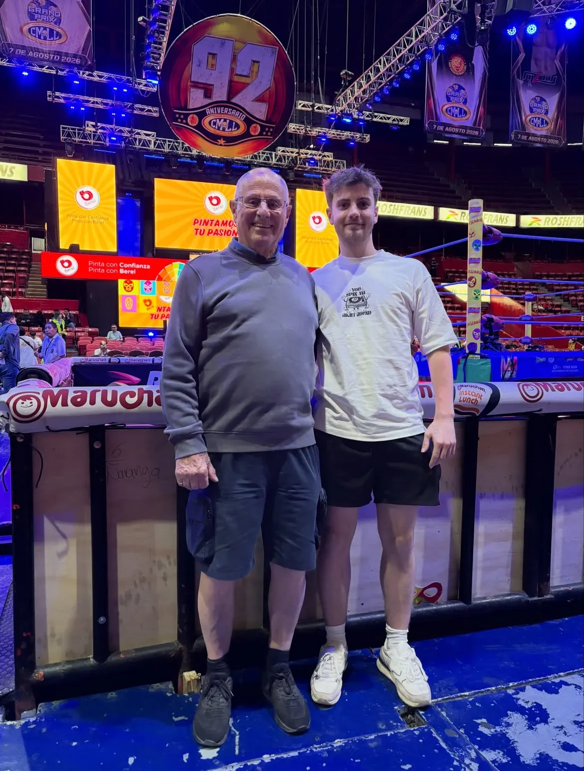 Mexico City Me And Grandad Geoff Have Loved Every Second 🇲🇽 🏴 Threelions Grand 1