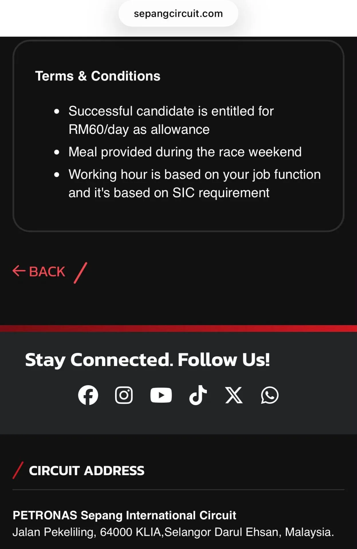 Sic F1 Volunteer Tc 2