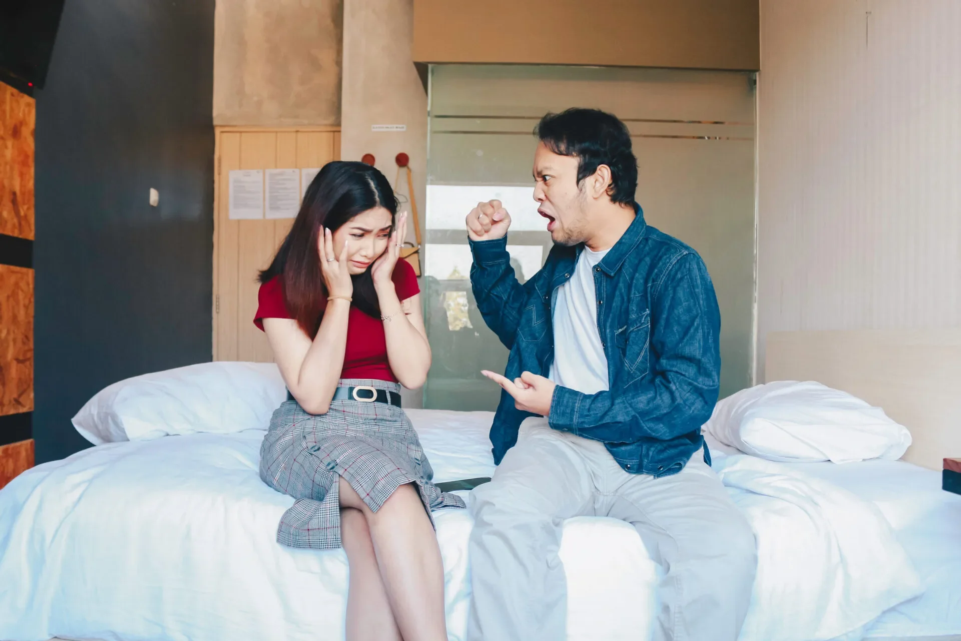 Couple Angry Scolding Rude 123Rf