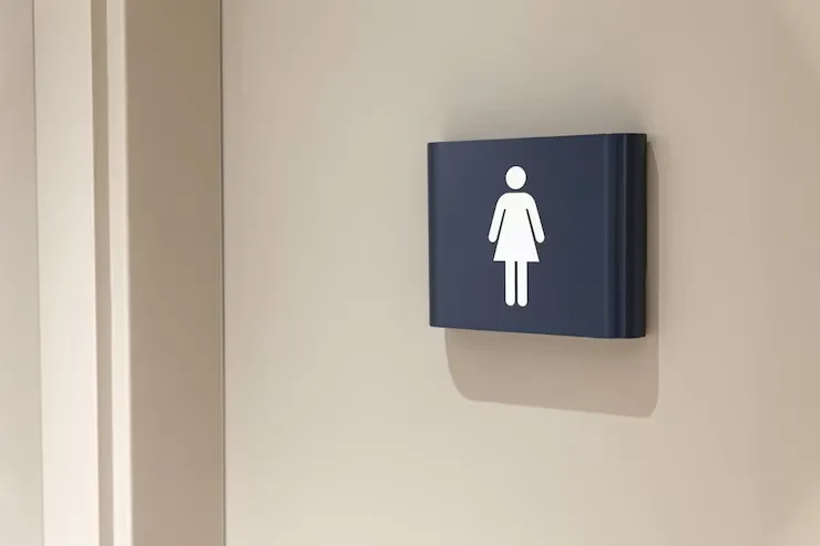 Female Toilet Door Sign
