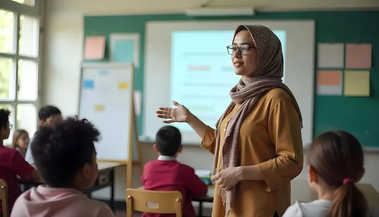 School Teacher Student Ai Magnific