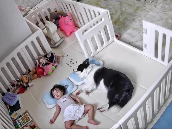2枕头边牧狗狗小主人睡觉后续 2 1