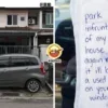 Car Block Gate Pad Warning Ft
