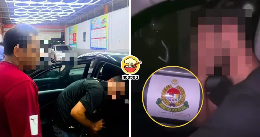 【老婆成“害群之马”！】开有移民局Logo+警示灯的车，11外籍人士被逮捕！