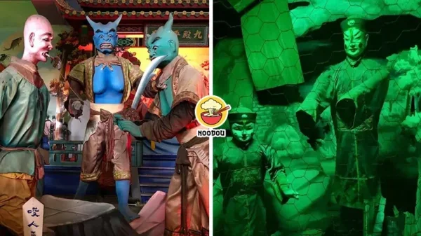 Human Vandalise Temple Scary Ft