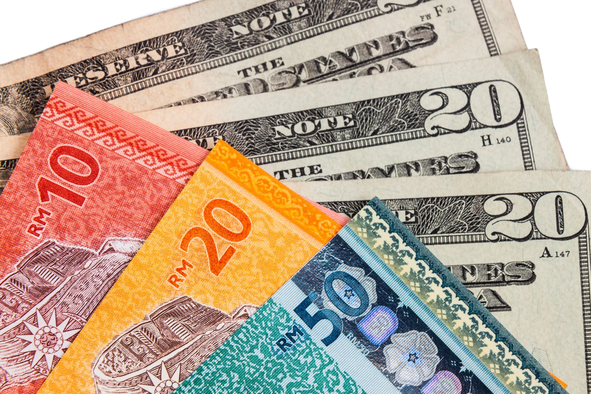 Malaysia Us Dollar Currency Cash