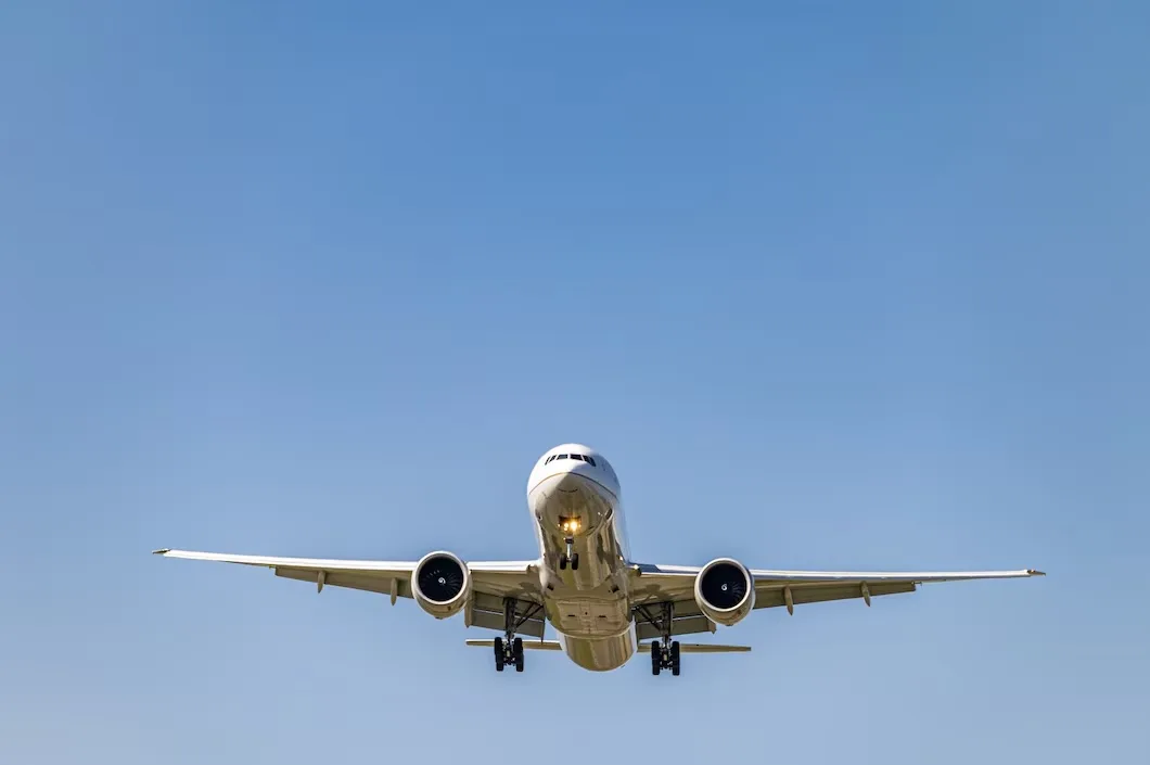 Plane Flying Day Time Closer Magnific