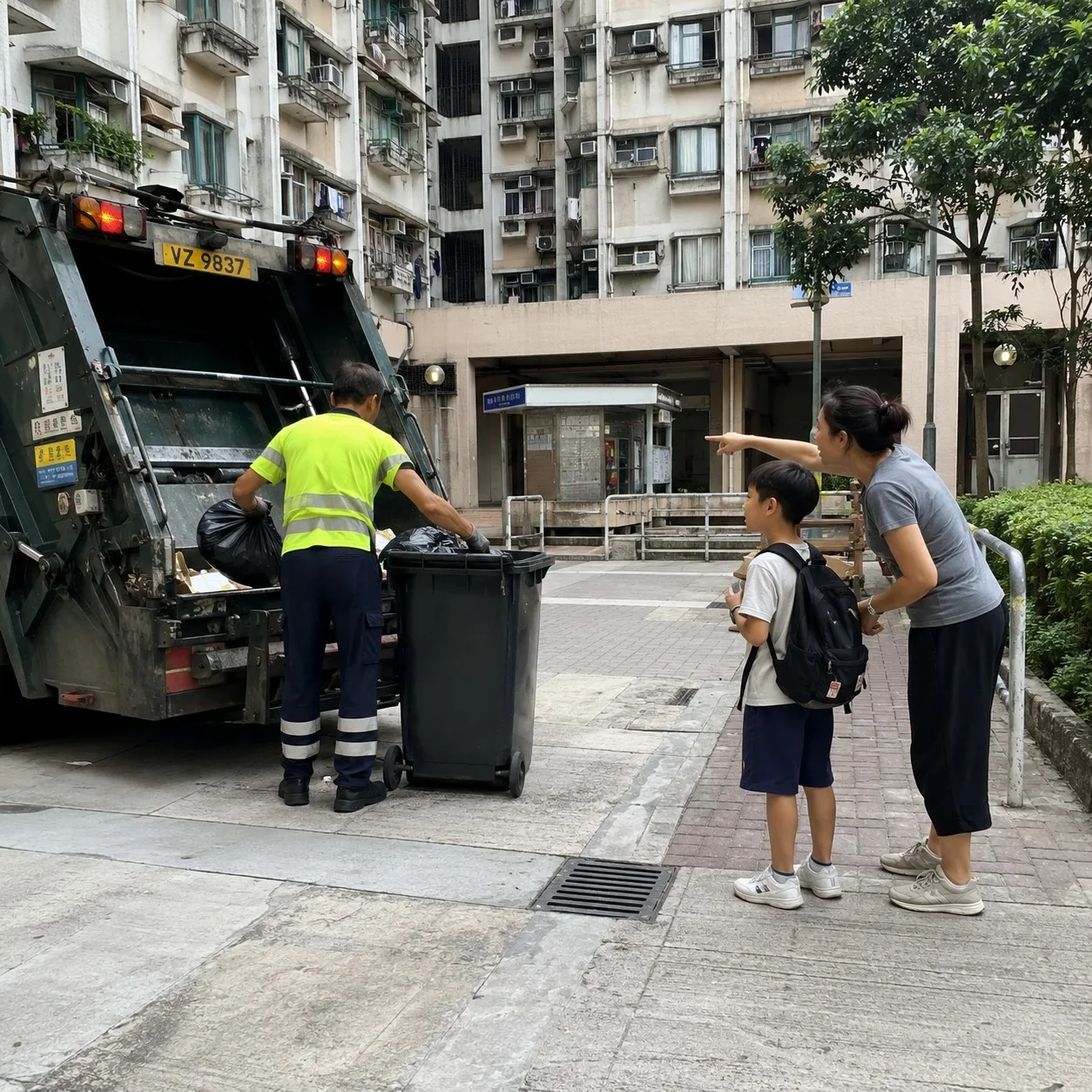 垃圾工人被母亲当反面教材其实有房有跑车