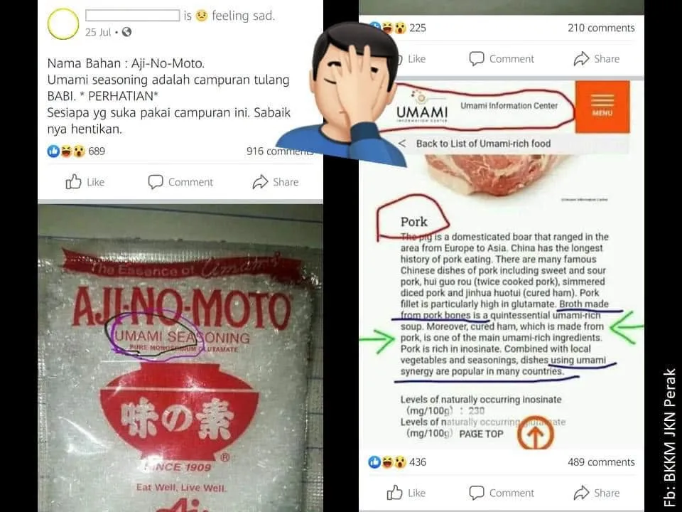 网民质疑味精含有猪肉成分呼吁民众别吃卫生及食品安全局澄清