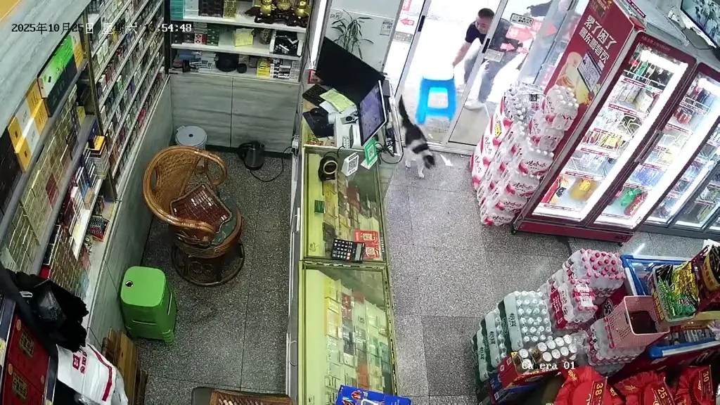 杂货店禁止狗入店猫咪战斗力太强 1