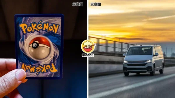 72 Yo Track Car Pokemon Card Ft